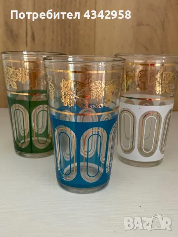 Sidev. France. Винтидж стъклени чаши, снимка 1