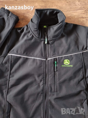 john deere softshell jacket - мъжко софтшел яке НОВО БЕЗ ЕТИКЕТИ Л, снимка 6 - Якета - 52136060
