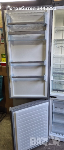 Хладилник с фризер "Bosch" NoFrost,355л., снимка 5 - Хладилници - 52576959