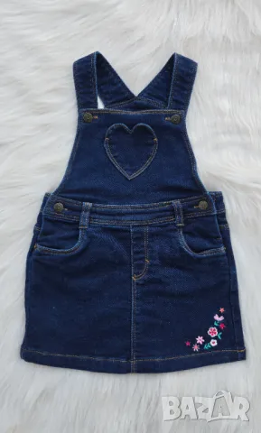 Дънков сукман 18-24 месеца, снимка 5 - Бебешки рокли - 48937970