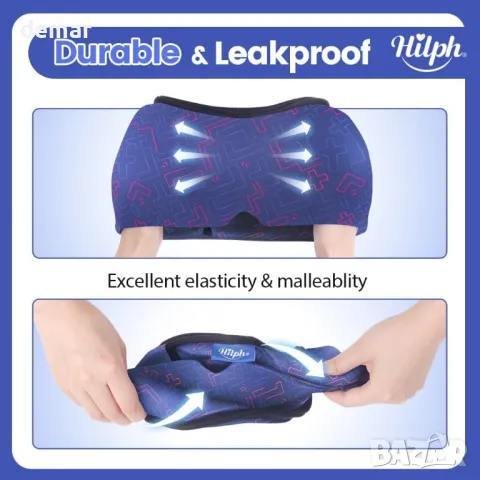 Hilph Регулируема маска за облекчаване на мигрена и главоболие, синя, снимка 6 - Други - 49903909