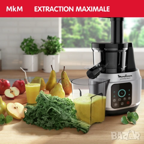 Нова бавна сокоизстисквачка с технология за студено пресоване Moulinex , снимка 4 - Сокоизстисквачки и цитрус преси - 53215779