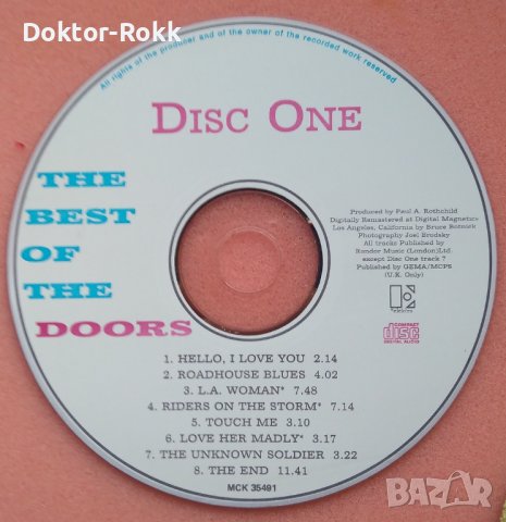 The Doors (CD) The Best Of The Doors (CD 1)