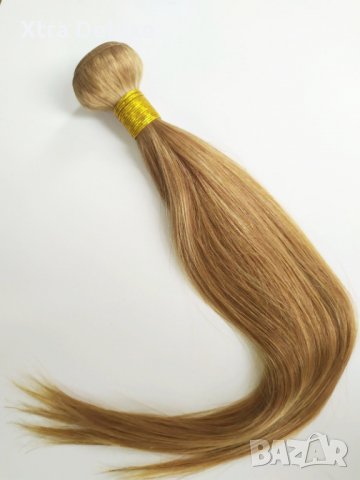 Висококачествен екстеншън, права коса за удължаване - екстеншъни, снимка 3 - Аксесоари за коса - 38273450