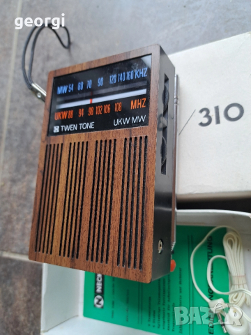 немско мини радио транзистор 34/5, снимка 2 - Радиокасетофони, транзистори - 53993257
