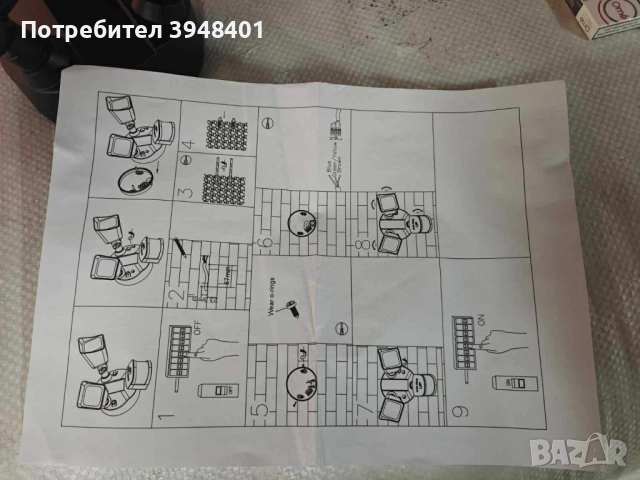 24W LED лампа с датчик за движение – 2000 lm и IP защита за всякакви условия, снимка 3 - Външни лампи - 52654010