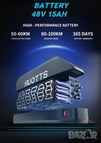 Електрически велосипед/колело DUOTTS C29 750W 15AH, снимка 2 - Велосипеди - 53193599