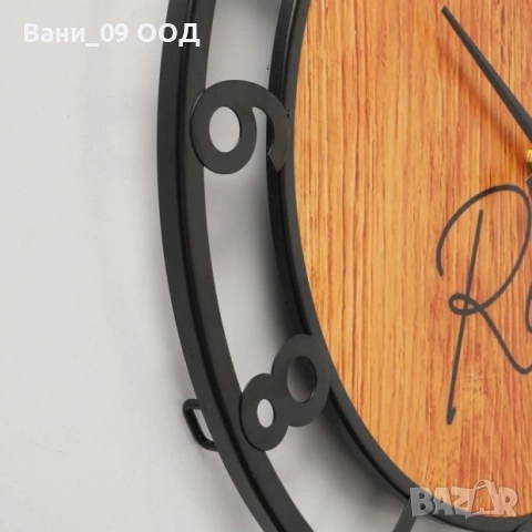 40см! Стенен часовник "Relax", снимка 3 - Стенни часовници - 51443346