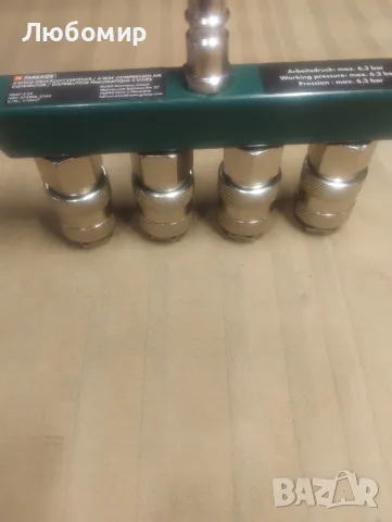 Пневматичен разпределител на сгъстен въздух Parkside PDAV 4 C2 4-пътен

, снимка 2 - Други инструменти - 48138630