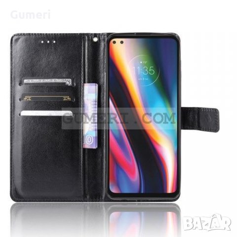 Moto G 5G Plus Калъф тип тефтер , снимка 3 - Калъфи, кейсове - 31018522