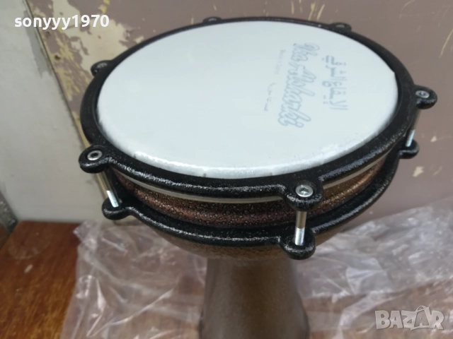 ТАРАМБУКА-ГОЛЯМА КАФЯВА ПЕРЛА 41Х24СМ С БОЛТОВЕ 2508251712, снимка 5 - Ударни инструменти - 51485462