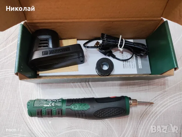 Акумулаторен поялник PARKSIDE PLKA 4 C3

, снимка 2 - Поялници и запояване - 50064259