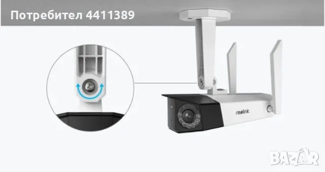 REOLINK DUO 2 WIFI - 4K (8MP)  (WIFI) Панорамна камера, снимка 3 - HD камери - 49444828