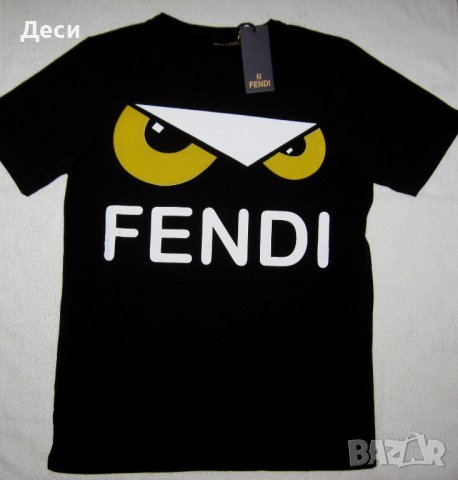 Мъжка тениска Fendi, снимка 1 - Тениски - 38599103