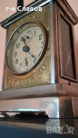 Very Rare Antique 1890 Musical Clock JUNGHANS Joker German Laterna / Alarm Clock, снимка 7 - Други - 51769780