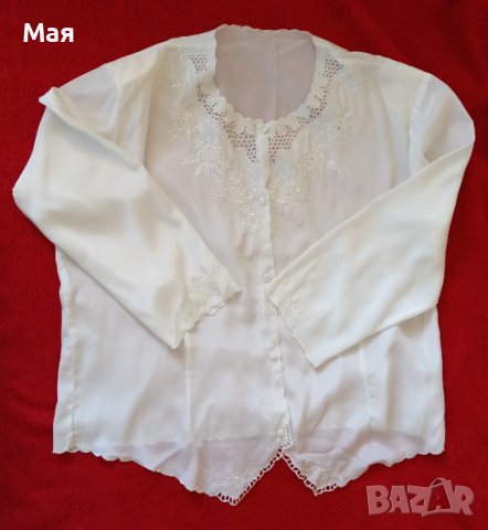 Дамски блузи с бродерия, снимка 1 - Ризи - 42444306