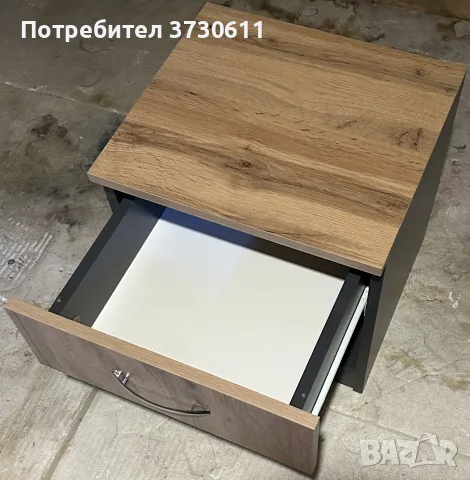 Нощно шкафче с чекмедже, снимка 2 - Шкафове - 56350922