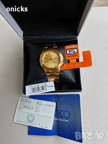 Seiko 5 Sports SNZ398J1, снимка 3 - Мъжки - 56225087