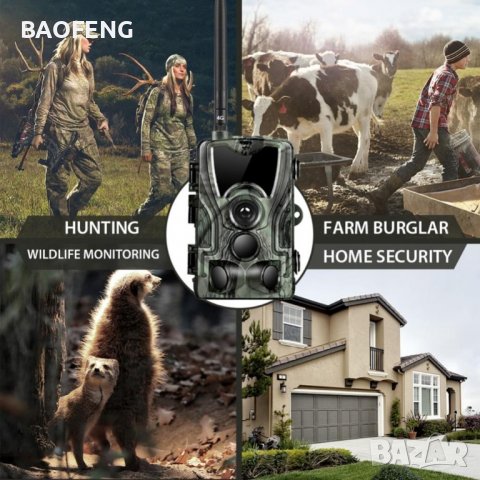 Модел 2022 3G версията HC-801G Фотокапан Suntek 16MP 1080P Ловна камера Нощно виждане, Full HD,, снимка 9 - Оборудване и аксесоари за оръжия - 37516909