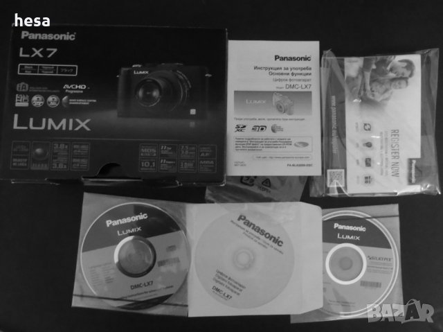 фотопарат Panasonic Lumix LX7 с дефектна оптика, снимка 7 - Фотоапарати - 31634117