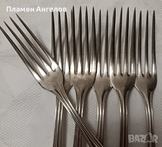 Винтидж вилици от "VLIESS C&L ALPACCA" , снимка 6 - Антикварни и старинни предмети - 53146329