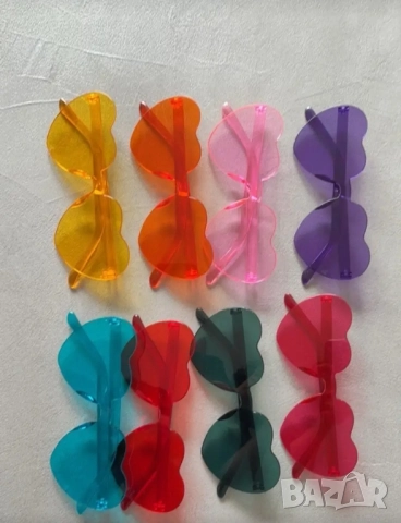 Водоустойчиви дамски очила със стъкла във форма на сърца