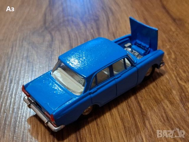 1976 година Руски модел Москвич 412 А2 1:43 Сделано в СССР стара играчка USSR , снимка 3 - Колекции - 53224041