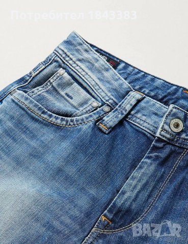 Мъжки дънки Kingston Zip от Pepe Jeans,размери 28W/32L, снимка 6 - Дънки - 30145096
