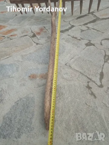 Стар дървен търмък., снимка 17 - Антикварни и старинни предмети - 47407208