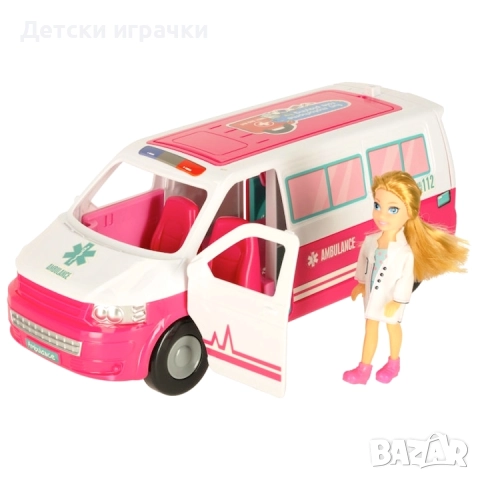 Кукла Барби с линейка и лекарски комплект  , снимка 8 - Кукли - 52657843