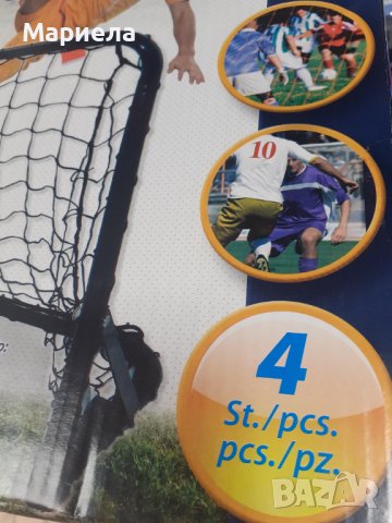 комплект от 2 футболни врати с топка и помпа  Немско качество, снимка 5 - Футбол - 42610593