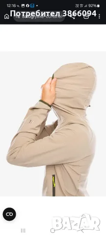 Patagonia Софтшел R1 Tech Face Hoody Seabird Grey, снимка 6 - Спортни дрехи, екипи - 56116007