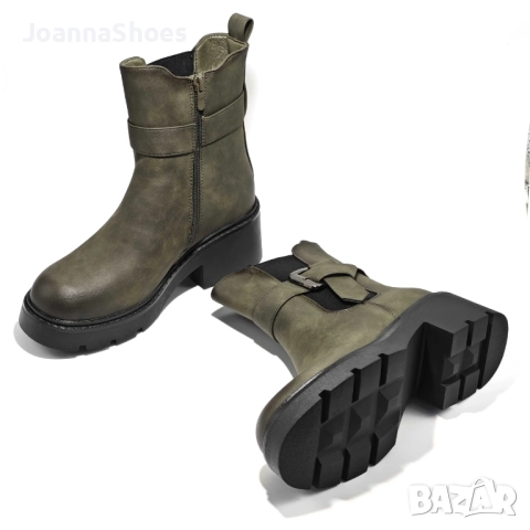 Дамски боти код 04015, снимка 5 - Дамски боти - 51890760