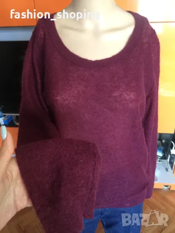 Пуловер Marco Polo (мохер и вълна), размер L, снимка 2 - Блузи с дълъг ръкав и пуловери - 48138526