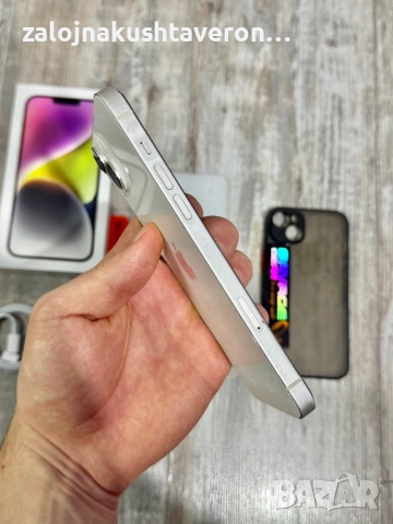  Iphone 14 Plus 256 GB - 100 % Battery Health Чисто Нова Батерия🔋 Отличен White, снимка 5 - Apple iPhone - 52541575