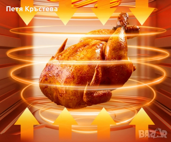 Трислоен Еър Фраеър със страхотно голям капацитет, снимка 2 - Фритюрници - 52313806