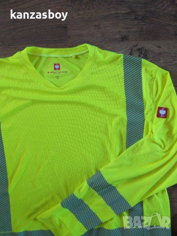 engelbert strauss warnschutz funktions longsleeve - мъжка работна блуза КАТО НОВА 3ХЛ точни размери , снимка 3 - Блузи - 40061371