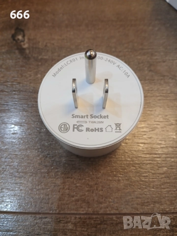 Компактен интелигентен щепсел, управляван чрез WiFi, функция таймер, 2.4GHz, снимка 4 - Друга електроника - 52656721