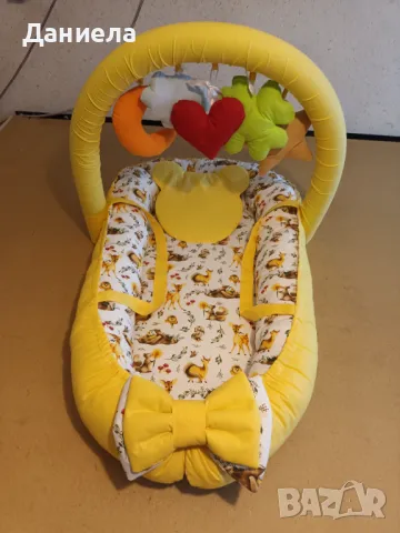 Бебешко гнездо с арка за играчки, снимка 7 - Бебешки легла и матраци - 33214642