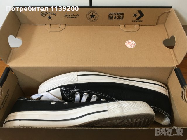 Converce All Star 37-38 черни кецове оригинал, снимка 17 - Детски маратонки - 29879802