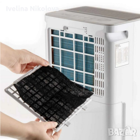 Влагоуловител Muhler MHD-10T25 – 10L/24h с йонизатор и карбонов филтър, снимка 4 - Влагоабсорбатори и влагоуловители - 52480032