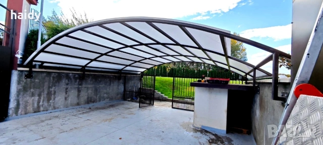 Навес , поликарбонат , сандвич панел , метални конструкции, снимка 10 - Ремонти на апартаменти - 54092415