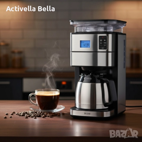 Филтърна кафемашина с мелачка и термокана BEEM BASIC SELECTION FRESH-AROMA-PERFECT II, снимка 2 - Кафемашини - 52533879