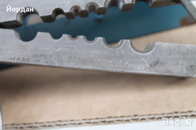 Инструмент за разширяване на отвора на медни тръбички ''The imperial brass MFG. CO'', снимка 11 - Други инструменти - 51066257