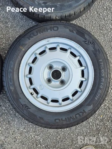 Джанти VW Montreal 14" 4x100 + летни Kumho + зимни Toyo — Golf 2, снимка 2 - Гуми и джанти - 56216086