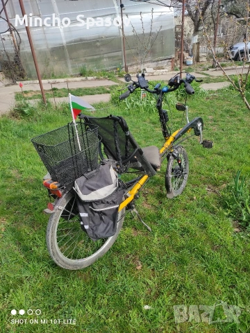 Легнал електрически велосипед Batavus relax 4 all. 350 Вата. батерия 10 аh Отличен, комфортен., снимка 2 - Велосипеди - 54187274