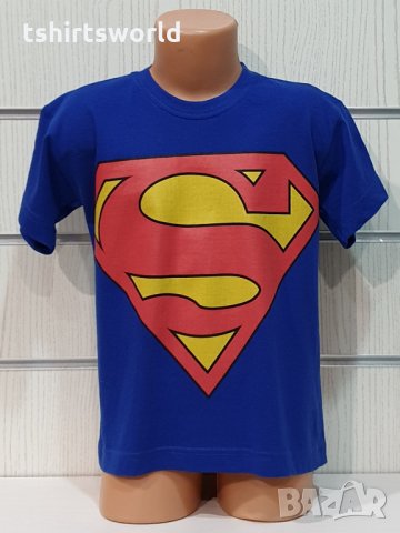 Нова детска тениска с трансферен печат Супермен (Superman), снимка 8 - Детски тениски и потници - 28442231