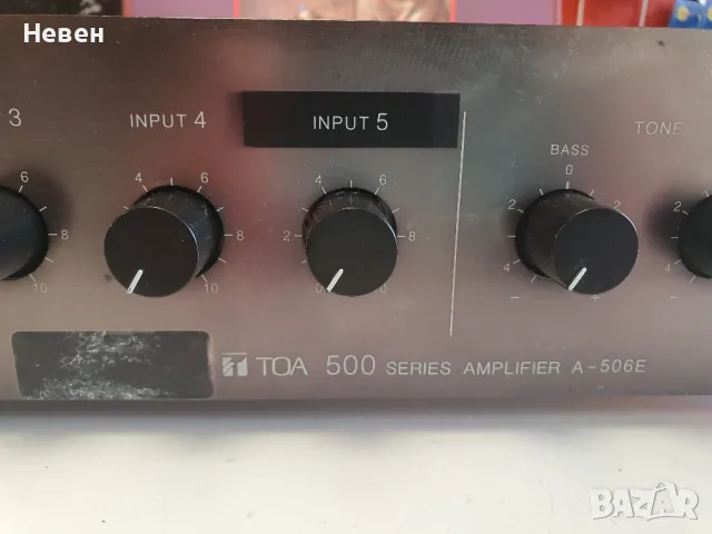 Стъпало ТОА A506E, снимка 4 - Ресийвъри, усилватели, смесителни пултове - 48382723