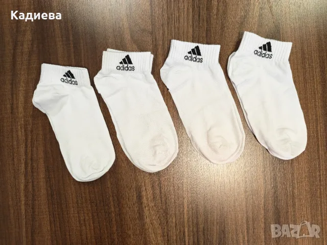 Нови  дамски бели спортни чорапи Adidas (35-39) , снимка 2 - Дамски чорапи - 56117046