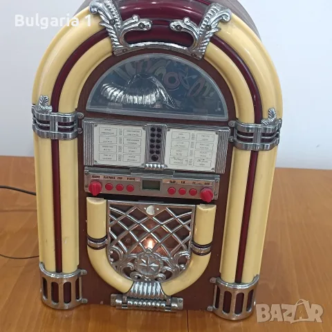 джубокс с радио и CD плейър , снимка 5 - Радиокасетофони, транзистори - 55943953